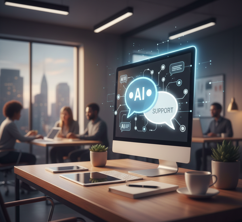 How chatbots, knowledge bases, and human agents work together.